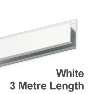 Picture Hanging System Track - White - 3m